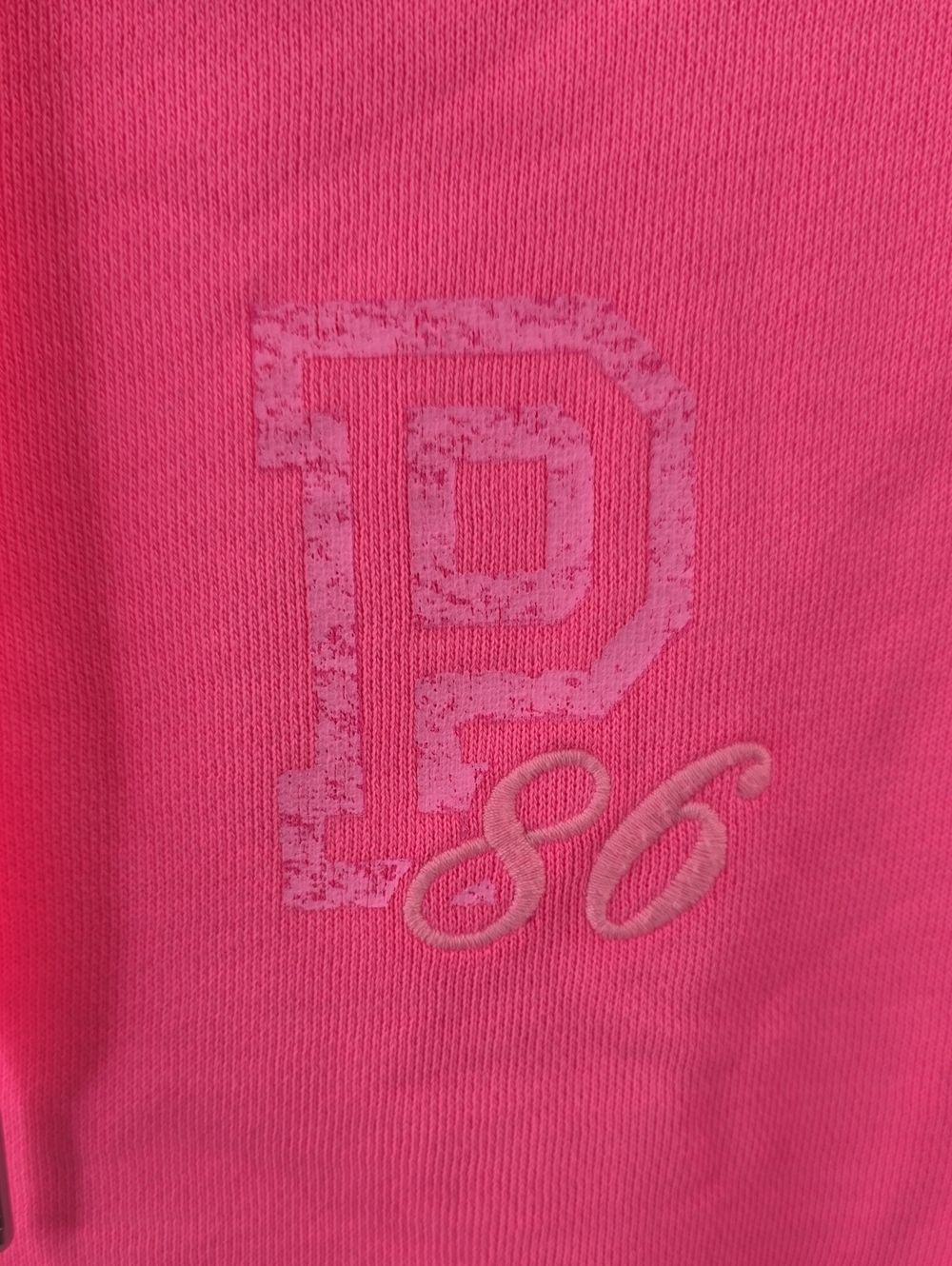 VS PINK Campus Fleece Full-Zip Hoodie Fall For Me Pink Sz Small NWT - Picture 5 of 7